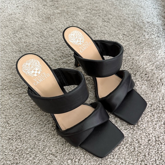 Vince Camuto Black Women's Sandal Heels - Picture 1 of 5